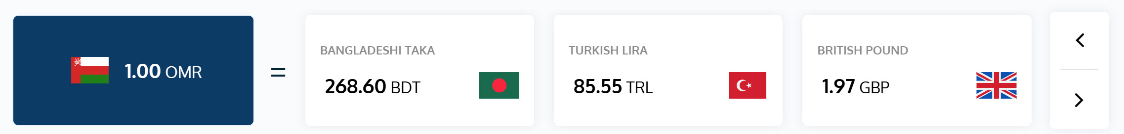 نرخ ریال به درهم